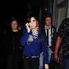 Amy Winehouse leaves Fishworks restaurant London.