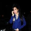 Amy Winehouse leaves Fishworks restaurant London.