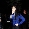 Amy Winehouse leaves Fishworks restaurant London.