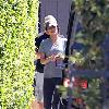 Megan Fox departs a personal training session Los Angeles.