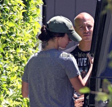 Megan Fox departs a personal training session Los Angeles.