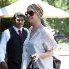 Rebecca Gayheart leaving Cecconi's restaurant Los Angeles.