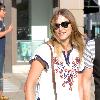 Fearne Cotton and Perez Hilton are filmed while shopping on Rodeo Drive in Beverly Hills Los Angeles, California –