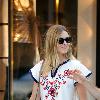 Fearne Cotton and Perez Hilton are filmed while shopping on Rodeo Drive in Beverly Hills Los Angeles, California –