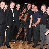 Alexandra Burke
 tries a pint of Guinness as she parties at the Dandelion Cafe Bar and Club in Stephen's Green
Dublin, Ireland.