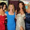 Jessica Szohr, Elisabeth Shue, Kelly Brook and Riley Steele 
Los Angeles Premiere of 'Piranha 3D' held at Mann's Chinese 6 Theatre
Los Angeles, California.