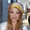 Tila Tequila seen shopping in Beverly Hills, sporting the injuries she received after being pelted with bottles during a recent festival performance.

{TILA TEQUILA} is taking legal action after she was allegedly hit with beer bottles and fire crackers while performing onstage at a music festival in Illinois.
Story body
The 28 year old, real name Tila Nguyen, claims she was injured during a prolonged attack when she was rapping at the Gathering of the Juggalos event, which began on Thursday (12Aug10).
Police are investigating the incident, which is said to have left the reality TV star's face bruised and bloodied - and now Tequila has consulted lawyers to take action against the perpetrators of the attack.
In a post on her personal Twitter.com page, she writes,