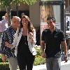 Mario Lopez and  Katherine Schwarzeneggerare seen filming together and getting along very well. Los Angeles.