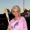 Holly Madison Throws Out The First Pitch At the