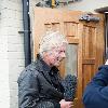 Richard Branson and daughter Holly Branson after a failed attempt to kite-surf across the English Channel because of the bad weather.
Kent, England.