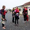 Richard Branson and daughter Holly Branson after a failed attempt to kite-surf across the English Channel because of the bad weather.
Kent, England.