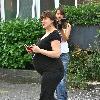 Pregnant Natalie Cassidy goes for a check-up at the hospital
Hertfordshire, England.