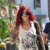 Kat Von D is seen leaving the Cheesecake Factory at The Grove. Los Angeles, California –