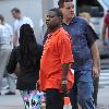 Tracy Morgan
 filming on location for the television show '30 Rock'.
New York City, USA.