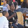 Tracy Morgan
 filming on location for the television show '30 Rock'.
New York City, USA.