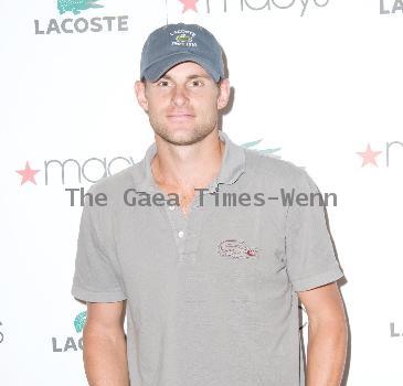 Andy Roddick, face of Lacoste's male fragrance 'Challenge', makes a personal appearance at Queens Center Mall. New York City.