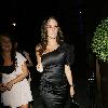 Danielle Lloyd enjoys a night out in London with some friends London.