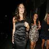 Danielle Lloyd enjoys a night out in London with some friends London.