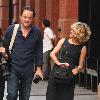 Meg Ryan is seen being affectionate with an unidentified man on the streets of Soho. New York City.