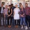 Mark Austin, Christiian Drobnyk, Dawn Porter,Stephen K Amos, Helen Veal, Mark Watson, Gail Porter, Lloyd Griffith at the Edinburgh International Television Festival Edinburgh.