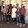 Mark Austin, Christiian Drobnyk, Dawn Porter,Stephen K Amos, Helen Veal, Mark Watson, Gail Porter, Lloyd Griffith at the Edinburgh International Television Festival Edinburgh.