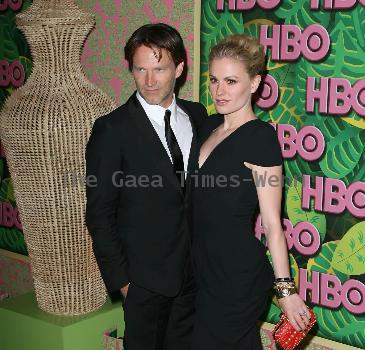 Stephen Moyer and Anna Paquin Stephen Moyer and Anna Paquin