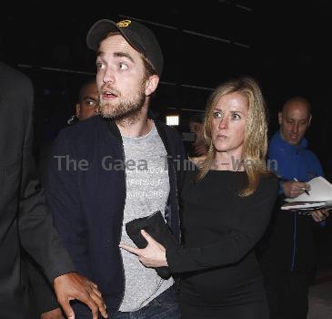 Robert Pattinson outside the Trousdale nightclub for an Emmy Awards after party Los Angeles.