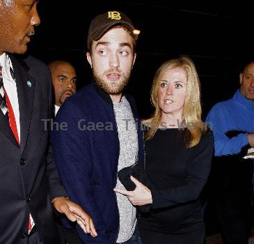 Robert Pattinson outside the Trousdale nightclub for an Emmy Awards after party Los Angeles.