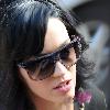 Katy Perry outside the ITV television studios London.