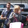 Kelly Osbourne is seen with a shopping bag as she heads to the Viper Room to see the Pussycat Dolls perform. Los  Angeles.