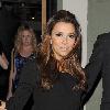 Eva Longoria arriving back at her hotel, after a night out at Soho House.
London, England.