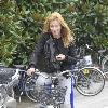 Stefania Rocca
riding her bike while talking on her mobile phone during the 67th Venice Film Festival - Day 7
Venice, Italy.