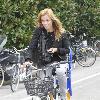 Stefania Rocca
riding her bike while talking on her mobile phone during the 67th Venice Film Festival - Day 7
Venice, Italy.