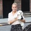 Kristin Chenoweth
 outside the Broadway Theatre where she is starring in 'Promises , Promises'
New York City, USA.