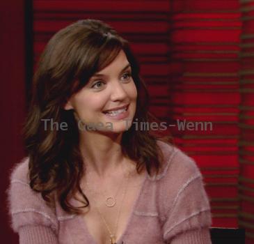 Katie Holmes 
appears on ABC's 'Live With Regis and Kelly' where she talks about her daughter Suri and how she helps her choose outfits when getting ready to go out.  Holmes also promote her new film 'The Romantics'
USA