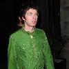 Noel Gallagher wearing a bright green jacket, arrives back at the Radisson Edwardian Hotel after watching Blue Moon Rising Premier
Manchester, England.