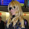 Claudia Schiffer arriving at Tegel Airport after flying in from London for the Vogue Berlin Fashion Night Out. Berlin.