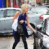 Alex Gerrard returns to her car after going to the hairdressers
Liverpool, England.