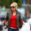 Kerry Katona
 heads back to her car after shopping at Outfit
London, England.