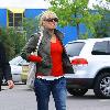 Kerry Katona
 heads back to her car after shopping at Outfit
London, England.