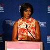 First Lady Michelle Obama
delivers remarks at the National Restaurant Association (NRA) fall board meeting, where she focused on comprehensive solutions to combat childhood obesity from restaurant leaders, held at Hyatt Regency
Washington DC, USA.