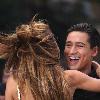 Audrina Patridge and Mario Lopez performing a dance routine at The Grove
Los Angeles, California.
