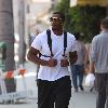 DeAndre Jordan 
walking through Beverly Hills
Los Angeles, California.