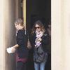 Rachel Bilson leaving Carousel Restaurant after having lunch Glendale.