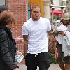 Chris Brown shopping at the Grove
Los Angeles, California.