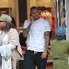 Chris Brown shopping at the Grove
Los Angeles, California.