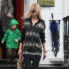 Claudia Schiffer seen after taking her child to schoolLondon.