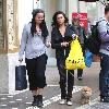 Whitney Mixter shopping at the Grove with her girlfriend Raquel Castaneda Los Angeles.