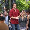 Animal trainer Dave Salmoni
filming an interview for the entertainment television news programme �Extra� at The Grove in Hollywood
Los Angeles, California.