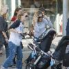 Sarah Jessica Parker takes her daughters Marion and Tabitha to a playground
New York City, USA.